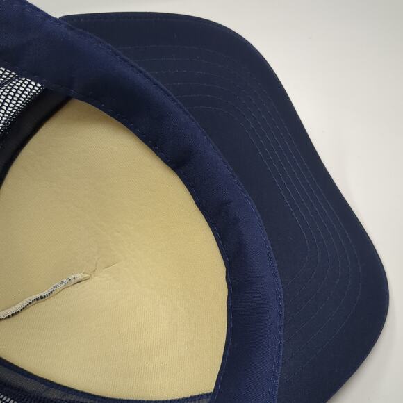 PFFIA Snapback Trucker Hat Blue One Size Adjustable Mesh Back YoungAn Hat - Picture 8 of 9